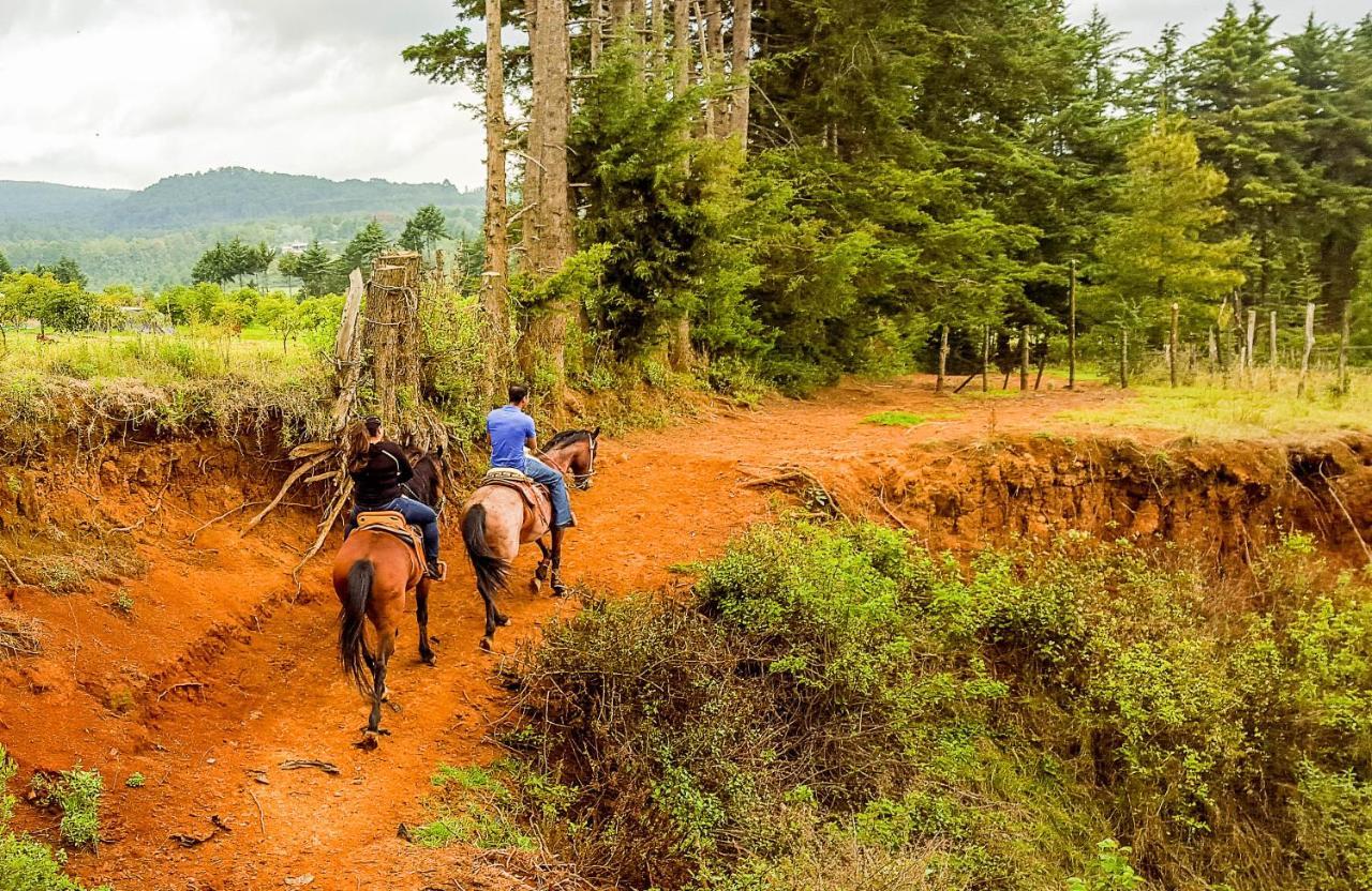 Cabanas "Rancho La Mesa" Pátzcuaro Eksteriør bilde